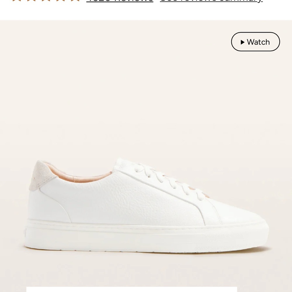 Elegant White Leather Sneakers for Women